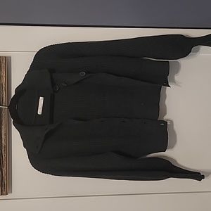 High neck/collared Oak + Fort Cardigan